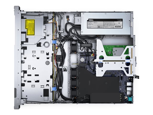 PowerEdge R250|4x3.5i|E-2314|1x8GB|1x2TB HDD SATA|700W|Emb.SATA|3Yr Basic NBD