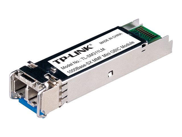 TP-Link TL-SM311LM - SFP (mini-GBIC) transceiver module - 1GbE - 1000Base-SX - LC multi-mode - up to 550 m - 850 nm - for P/N: TL-SG3452XP V1