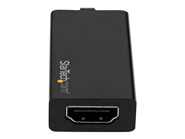 StarTech.com USB-C to HDMI Adapter - USB Type-C to HDMI Converter - 4K 60Hz - External video adapter - USB-C - HDMI - black - for P/N: TB3DK2DPM2, TB3DOCK2DPPD, TB3DOCK2DPPU, TB4CDOCK