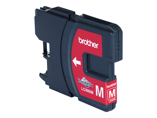 Brother LC980M - Magenta - original - ink cartridge - for Brother DCP-145, 163, 167, 193, 195, 197, 365, 373, 375, 377, MFC-250, 255, 290, 295, 297