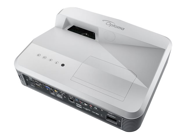 Optoma W319USTire - DLP projector - 3D - 3500 ANSI lumens - WXGA (1280 x 800) - 16:10 - 720p - ultra short-throw fixed lens