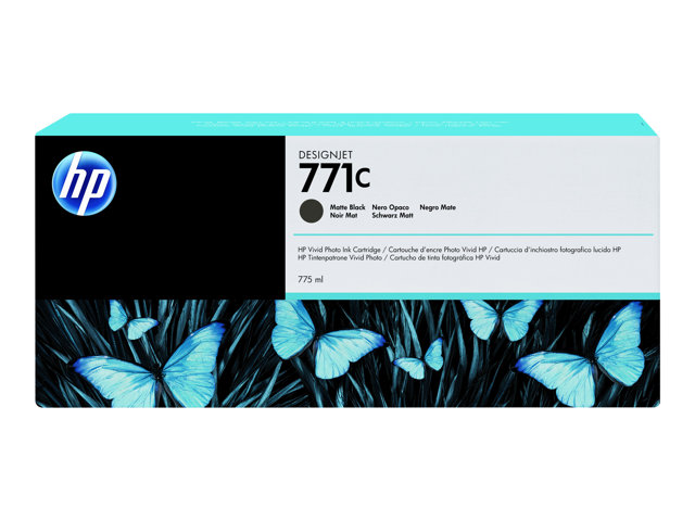 HP 771C - 775 ml - matte black - original - ink cartridge - for DesignJet Z6200, Z6600, Z6610, Z6800, Z6810