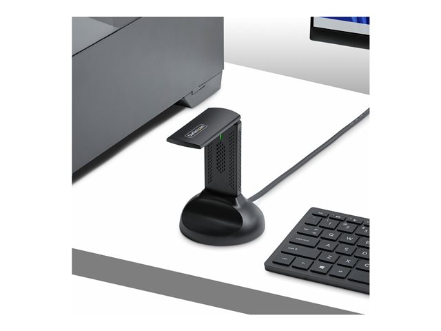 StarTech.com Wi-Fi 6E USB Adapter/Dongle, For Desktop/Laptop PC, Wireless NIC w/Foldable Antenna, WiFi Adapter Supports 802.11 b/g/n/ac/ax, 2.4/5/6 GHz Network Compatible - Network adapter - USB 3.0 - Wi-Fi 6E - black
