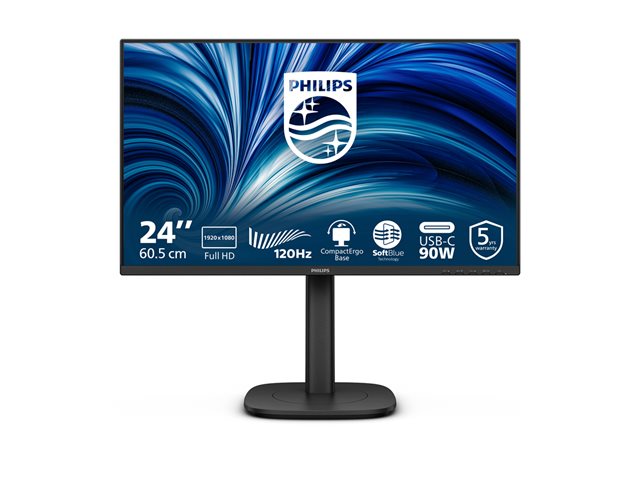24B2U3301 24i IPS USB-C Docking FullHD 4ms 1920x1080@120 Hz Wid 16/9 USB-C - DP-HDMI-Dpout RJ45-4xUSB 3.2 Brightness 300 cd/m S Contrastratio 50M:1 Viewing angl
