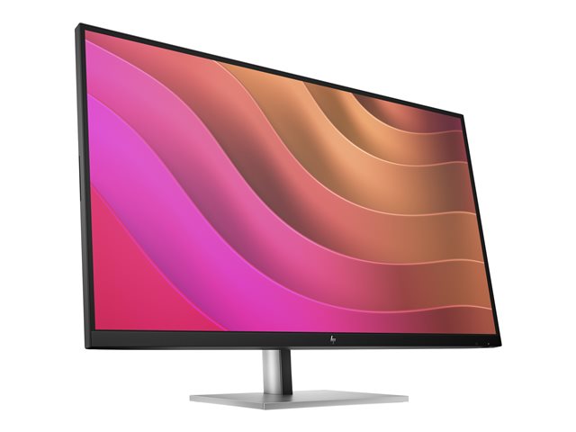 HP E32K G5 - E-Series - LED monitor - 31.5\" - 3840 x 2160 4K UHD (2160p) @ 60 Hz - IPS - 350 cd/m² - 1000:1 - 5 ms - HDMI, DisplayPort, USB-C - speakers - black head, black and silver (stand)