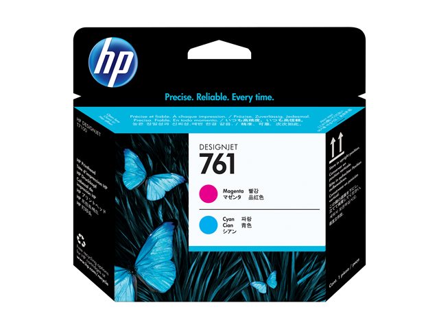 HP 761 - Cyan, magenta - printhead - for DesignJet T7100, T7200, T7200 Production Printer
