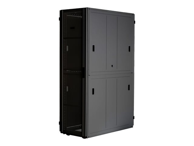 Panduit FlexFusion XGL Series - Rack cabinet - 600 x 1070 mm - black, RAL 9005 - 48U - 19\"