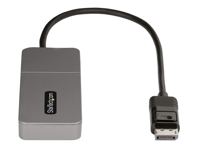 StarTech.com 3-Port MST Hub, DisplayPort to Triple HDMI Monitors, 4K 60Hz, DP 1.4 Multi-Monitor Video Adapter with 1ft (30cm) Built-in Cable, USB Powered, Windows Only - Multi-Stream Transport Hub (MST14DP123HD) - Video/audio switch - 3 x HDMI - desktop