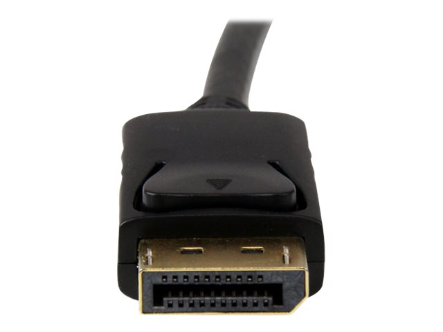StarTech.com 15 ft DisplayPort to VGA Adapter Cable - DP to VGA Video Converter - Active DisplayPort to VGA Cable for PC 1920x1200 - Black (DP2VGAMM15B) - DisplayPort cable - DisplayPort (M) to HD-15 (VGA) (M) - 4.57 m - latched - black