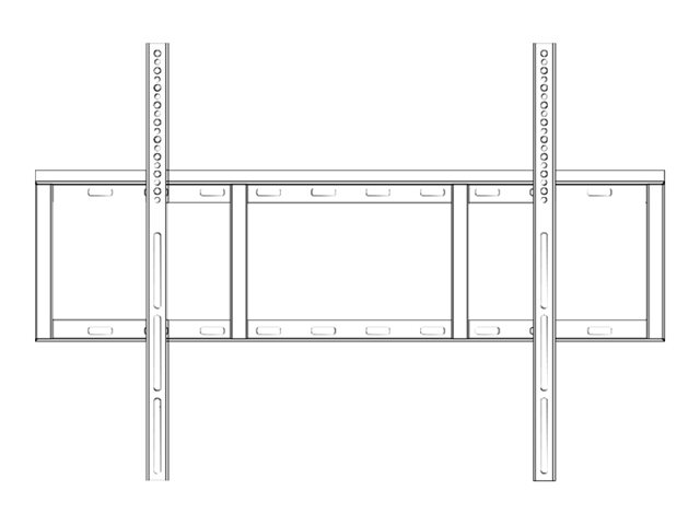 Smart - Bracket - for interactive flat panel - wall-mountable - for In-Wall Rear Projection SMART Board 29XX, SMART Board 60XX, 6265, 63XX, 70XX, 72XX, 73XX
