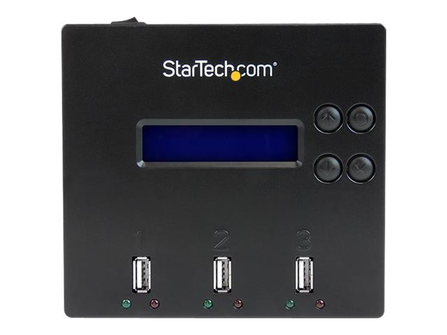 StarTech.com 1:2 Standalone USB Duplicator and Eraser - Memory Stick Cloner - USB 2.0 Flash Drive Copier / Thumb Eraser (USBDUP12) - USB drive duplicator - 2 bays - for P/N: SVA5H2NEUA
