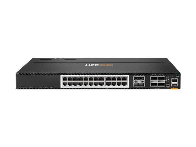HPE Aruba Networking CX 8100 24x10GBase-T 4x10G SFP+ 4x40/100G QSFP28 Switch - Switch - L3 - Managed - 24 x 100/1000/2.5G/5G/10GBase-T + 4 x Gigabit SFP / 10 Gigabit SFP+ + 4 x 40 Gigabit QSFP+ / 100 Gigabit QSFP28 - back to front airflow - rack-moun