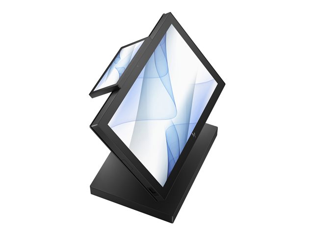 HP Engage - Customer display - 6.6\" - touchscreen - 1400 x 720 - 400 cd/m² - 1000:1 - 25 ms - USB - black - USB - for Engage One Essential