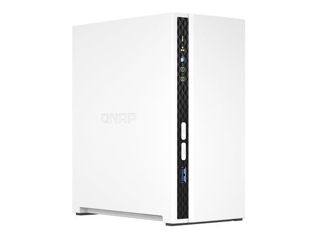 QNAP TS-233 - NAS server - 2 bays - SATA 6Gb/s - RAID RAID 0, 1, JBOD - RAM 2 GB - Gigabit Ethernet - iSCSI support