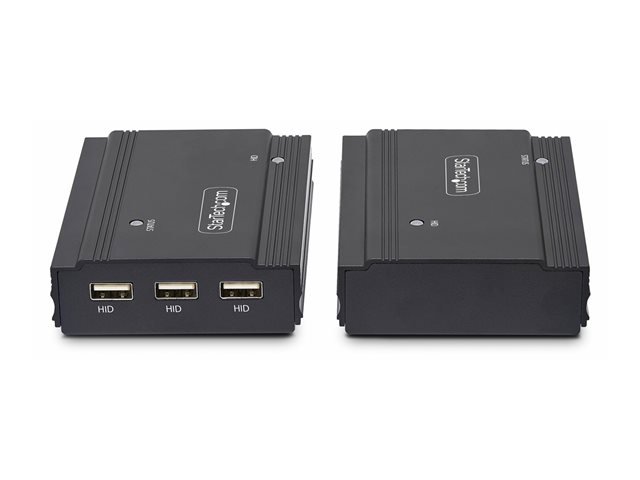 StarTech.com DisplayPort KVM Console Extender Over Fiber Optic, 4K 60Hz - Video/audio/USB extender - DisplayPort - up to 300 m - TAA Compliant