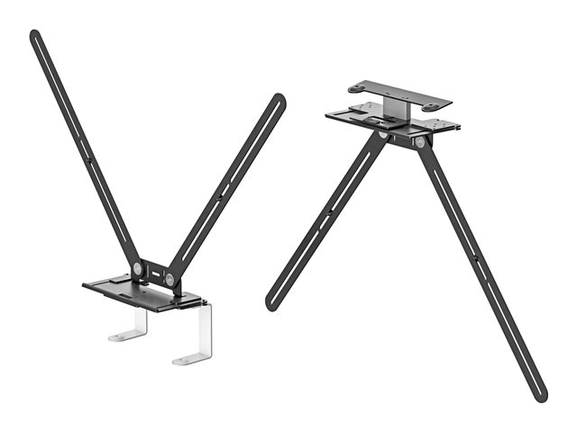 Logitech TV Mount For Video Bars - Camera mount - under-the-monitor mountable, above-the-monitor mountable - for Logitech Rally Bar All-In-One Video Bar for Midsize Rooms, Room Solution Large