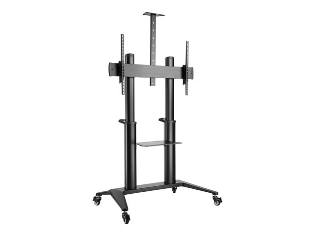 TV Cart. 70-120IN 140 kg max.. black