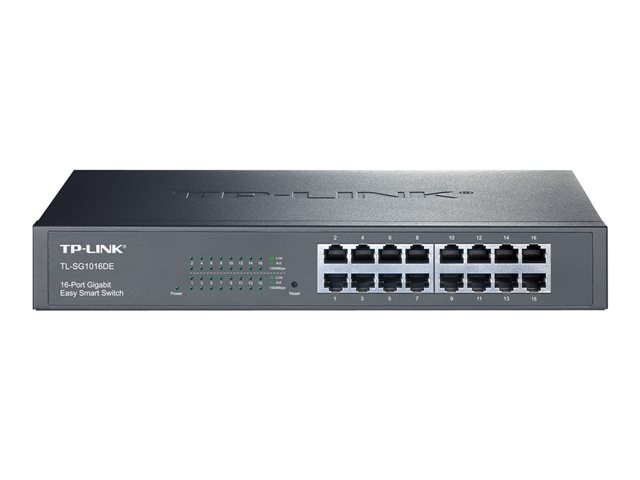 TP-Link JetStream TL-SG1016DE - Switch - Managed - 16 x 10/100/1000 - rack-mountable