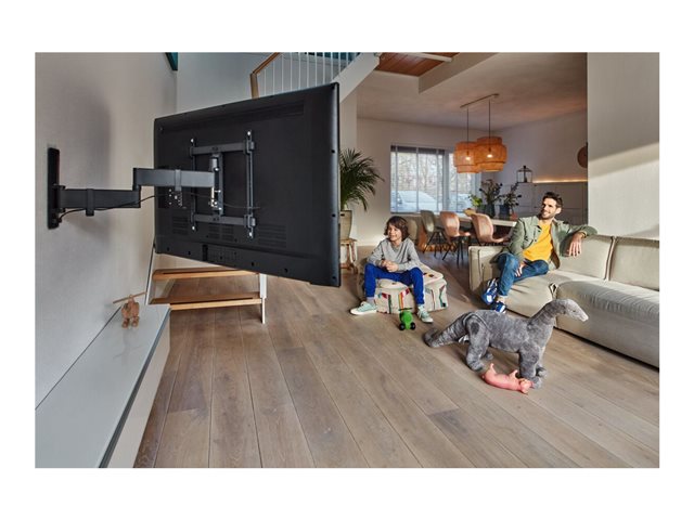 Vogel's Comfort TVM 3445 - Mounting kit (bracket) - full-motion - for flat panel - steel, hardened plastic - black - screen size: 32\"-65\" - wall-mountable