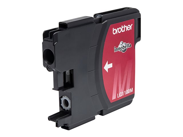 Brother LC1100M - Magenta - original - ink cartridge - for Brother DCP-185, 385, 395, 585, J715, MFC-490, 5490, 5890, 5895, 6890, 790, 795, 990, J615