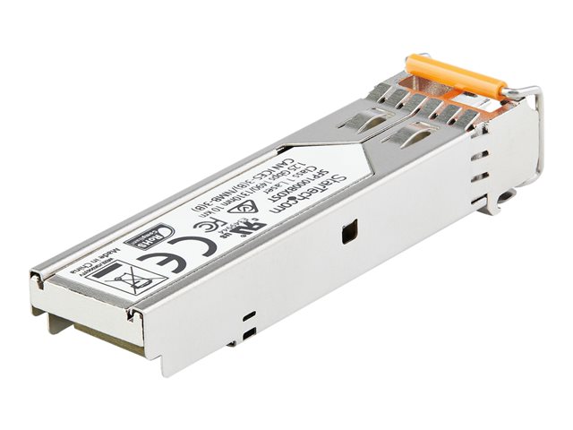 StarTech.com Dell EMC SFP-1G-BX80-U Compatible SFP Module, 1000BASE-BX-U, 1 Gigabit Ethernet Bi-Directional (BiDi) Fiber Single Strand SFP, LC 80km, Mini GBIC Transceiver Module, Upstream - Lifetime Warranty (SFP1GBX80UES) - SFP (mini-GBIC) transceiver module (equivalent to: Dell EMC SFP-1G-BX80-U) - GigE - 1000Base-BX80-U - LC single-mode - up to 80 km - 1490 (TX) / 1550 (RX) nm