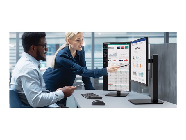 LG 24BA850-B - BA850 Series - LED monitor - 24\" (23.8\" viewable) - 1920 x 1080 Full HD (1080p) @ 100 Hz - IPS - 250 cd/m² - 1300:1 - 5 ms - HDMI, DisplayPort, USB-C - speakers - business