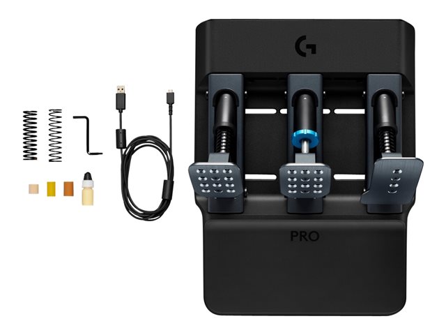 Logitech G PRO Racing Pedals - BLACK - -