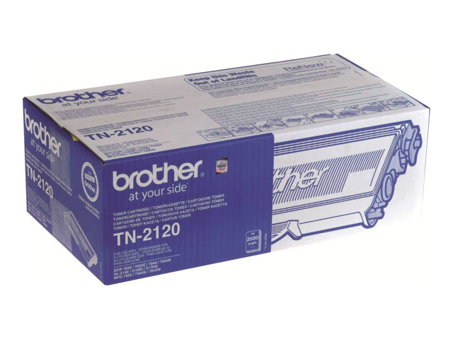 Brother TN2120 - Black - original - toner cartridge - for Brother DCP-7030, 7040, 7045, HL-2140, 2150, 2170, MFC-7320, 7440, 7840, Justio DCP-7040