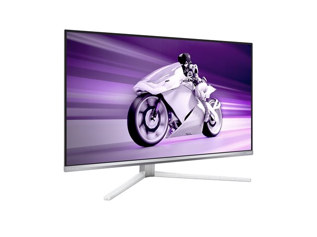 Philips Evnia 8000 32M2N8900 - OLED monitor - gaming - 32\" (31.5\" viewable) - 3840 x 2160 4K @ 240 Hz - 1000 cd/m² - 1500000:1 - DisplayHDR 400 True Black - 0.03 ms - 2xHDMI, DisplayPort, USB-C - speakers - white