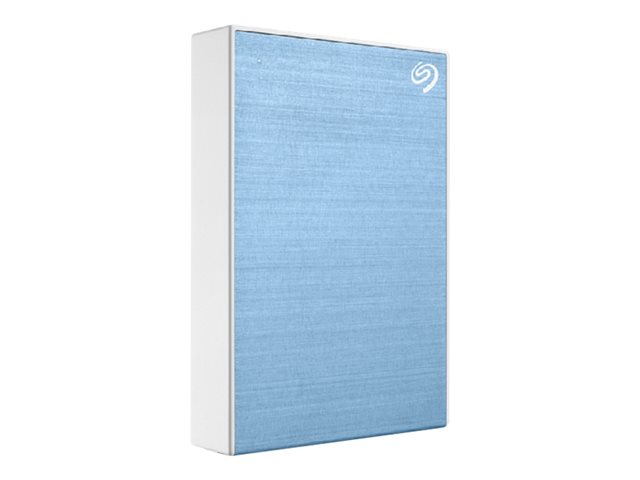 Seagate One Touch STKY2000402 - Hard drive - 2 TB - external (portable) - USB 3.0 - light blue - with Seagate Rescue Data Recovery