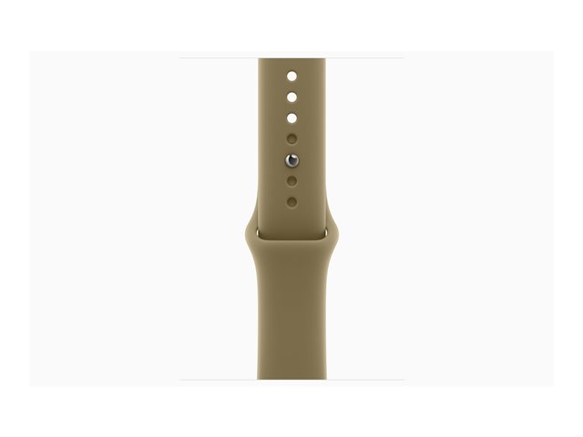 Apple Watch Series 12 GPS + Cellular 46mm Dark Bronze Aluminium Case with Olive Sport Band - M/L