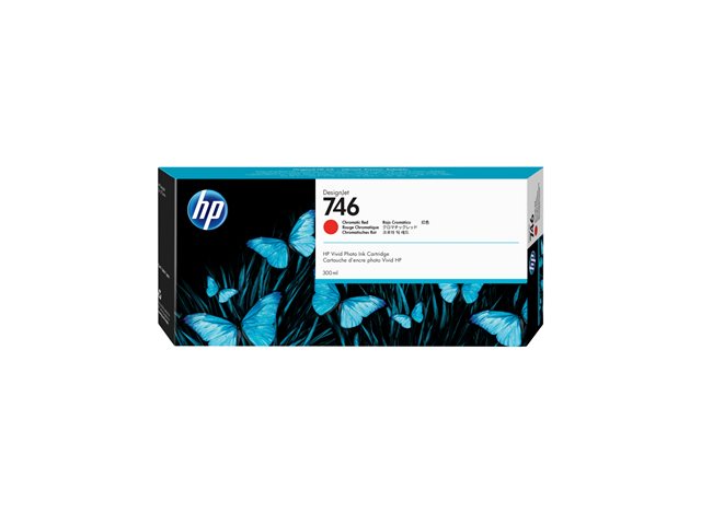 HP 746 - 300 ml - chromatic red - original - DesignJet - ink cartridge
