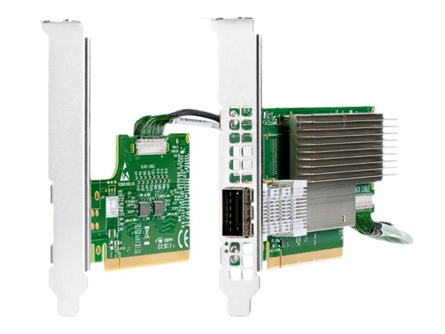 HPE InfiniBand HDR/Ethernet 200Gb 1-port 940QSFP56 - Network adapter - PCIe 4.0 x16 low profile - 200Gb Ethernet / 200Gb Infiniband QSFP28 x 1 - for Apollo 20 2U, Nimble Storage dHCI Large Solution with HPE ProLiant DL380 Gen10