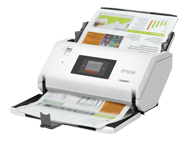 Epson WorkForce DS-32000 - Document scanner - Contact Image Sensor (CIS) - Duplex - A3 - 600 dpi x 600 dpi - up to 90 ppm (mono) / up to 90 ppm (colour) - ADF (120 sheets) - up to 40000 scans per day - USB 3.0