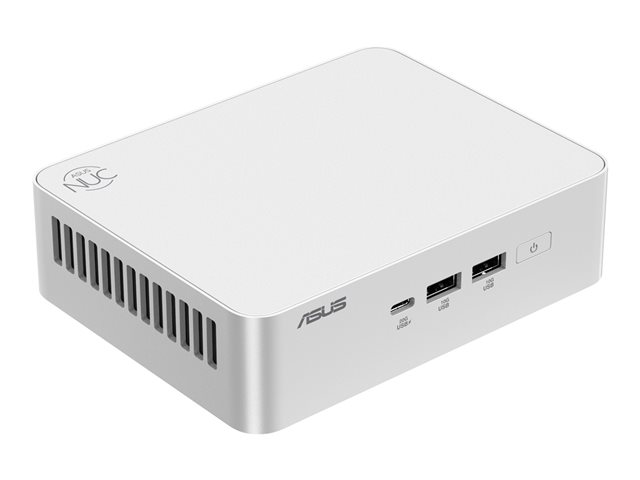 ASUS NUC 15 Pro+ RNUC15CRSV500002 - Barebone - mini PC 1 x Core Ultra 5 235H / up to 5 GHz - vPro - RAM 0 GB - Arc Graphics 140T - Gigabit Ethernet, 2.5 Gigabit Ethernet, IEEE 802.11ax (Wi-Fi 6), Bluetooth 5.4, IEEE 802.11be (Wi-Fi 7) - silver