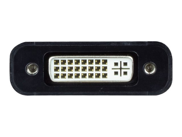 Ewent EW9846 - Videoadapter - dubbele verbinding - DisplayPort (M) naar DVI-I (V) - DisplayPort 1.1 - 15 cm - gevormd, ondersteuning 1920p - zwart