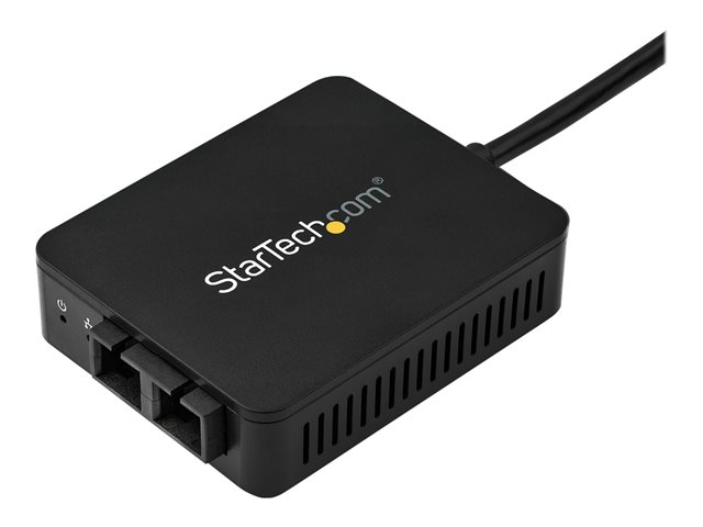 StarTech.com USB to Fiber Optic Converter - 1000Base-SX SC - MM - Windows / Mac / Linux - USB 3.0 Ethernet Adapter - Network Adapter (US1GA30SXSC) - Network adapter - USB 3.0 - 1000Base-SX - 850 nm - black