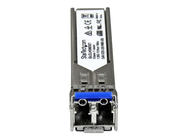 StarTech.com Cisco GLC-LH-SMD Compatible SFP Module, 1000BASE-LX/LH, 1GbE Single Mode (SMF) Fiber SMF Optic Transceiver, 1GE Gigabit Ethernet, LC Connector, 10km 1310nm, Firepower, ASR920 (GLCLHSMD10ST) - SFP (mini-GBIC) transceiver module (equivalent to: Cisco GLC-LH-SMD) - 1GbE - 1000Base-LX, 1000Base-LH - LC - up to 10 km - 1310 nm (pack of 10)