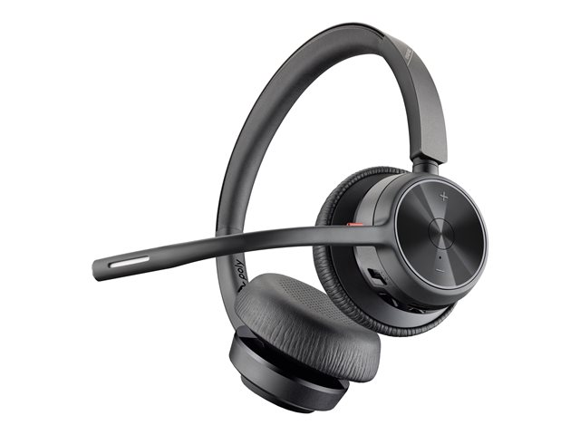 Poly Voyager 4320 UC Stereo USB-A Headset +BT700 USB-A Adapter +Charging Stand - Replaces Poly SKU 218476-01