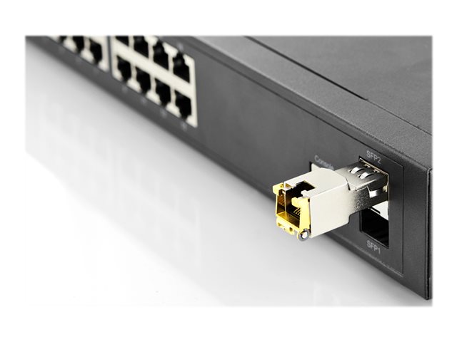DIGITUS SFP MODULE PROFESSIONAL1.25 BPS COPPER RJ45 IN