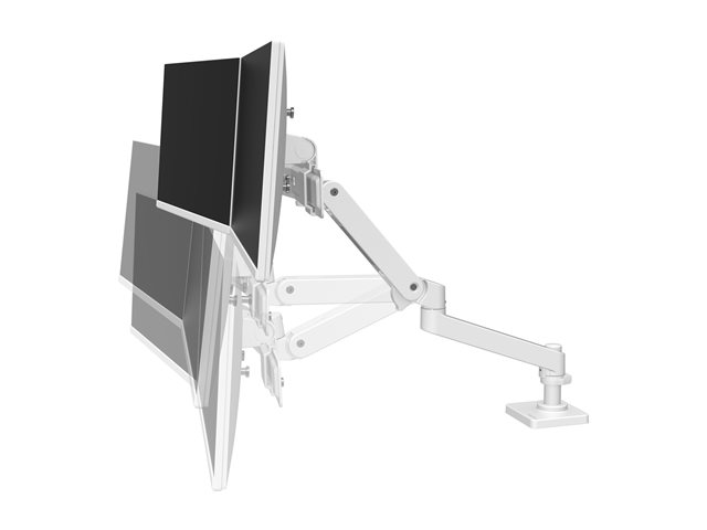 Lx Pro Arm, Dual Direct Desk Mount, Esw