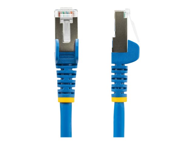 StarTech.com 7m CAT6a Ethernet Cable - Blue - Low Smoke Zero Halogen (LSZH) - 10GbE 500MHz 100W PoE++ Snagless RJ-45 w/Strain Reliefs S/FTP Network Patch Cord - Patch cable - RJ-45 (M) to RJ-45 (M) - 7 m - S/FTP - CAT 6a - IEEE 802.3bt - snagless, stranded, molded, halogen-free - blue