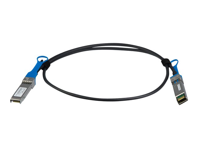 StarTech.com HPE J9281B Compatible 1m 10G SFP+ to SFP+ DAC Twinax, 10 GbE SFP+ Copper DAC 10 Gbps Low Power Passive Mini GBIC/Transceiver Module DAC Firepower 1040, 10 Gbps SFP+ Cable - Lifetime Warranty (J9281BST) - 10GBase direct attach cable - SFP+ latched to SFP+ latched - 1 m - twinaxial - SFF-8431/SFF-8432 - passive - black