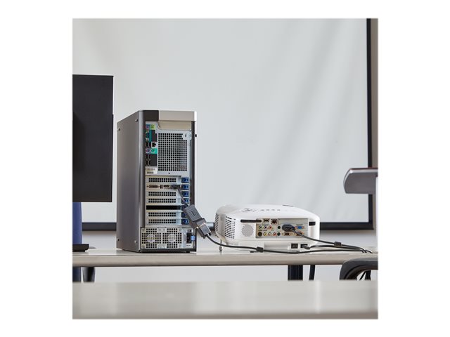 StarTech.com DisplayPort to VGA Adapter - 1920x1200 - Active DP to VGA Video Converter - Plug and Play DP to VGA Connector (DP2VGA) - Display adapter - DisplayPort (M) to HD-15 (VGA) (F) - 25 cm - latched - for P/N: DK30C2DAGPD, MST14DP123DP, TB32DP14, TB32DP2T, TB3DK2DPM2, TB3DOCK2DPPD, TB3DOCK2DPPU