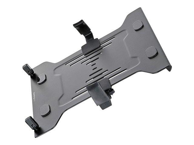StarTech.com VESA Laptop Tray, Adjustable Monitor Arm Laptop Tray Secures Notebooks up to 4.5kg (9.9lb), 75x75 & 100x100 VESA Holes, Ventilated, Compatible w/ Monitor Desk Mounts & Stands - Vertical Laptop Holder (LAPTOP-ARM-TRAY) - Mounting component (notebook tray, 2 x notebook arms, 2 x notebook arm clips) - for notebook - steel, plastic - black