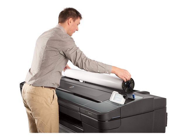 HP DesignJet Z6dr PostScript - 44\" large-format printer - colour - ink-jet - Roll (111.8 cm) - 2400 x 1200 dpi - up to 1.1 min/page (mono) / up to 1.1 min/page (colour) - Gigabit LAN, USB host - cutter