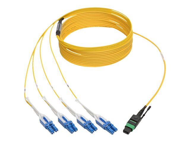 MTP/MPO APC to 4xLC UPC Singlemode B