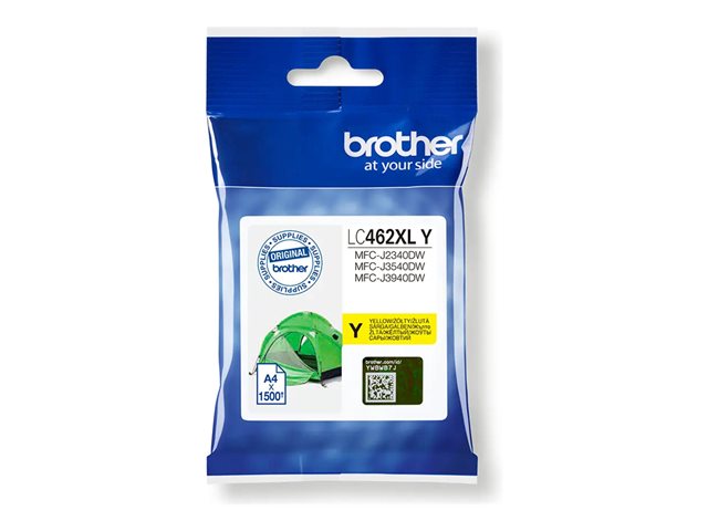 Brother LC462XLY - High capacity - yellow - original - ink cartridge - for Brother MFC-J2340DW, MFC-J3540DW, MFC-J3940DW