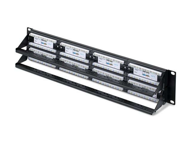 48-Port 2U Rackmount Cat6 Patch Panel