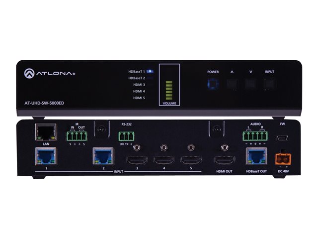 4K HDMI/HDBASET SWITCH 5 POORTS. 1 stk